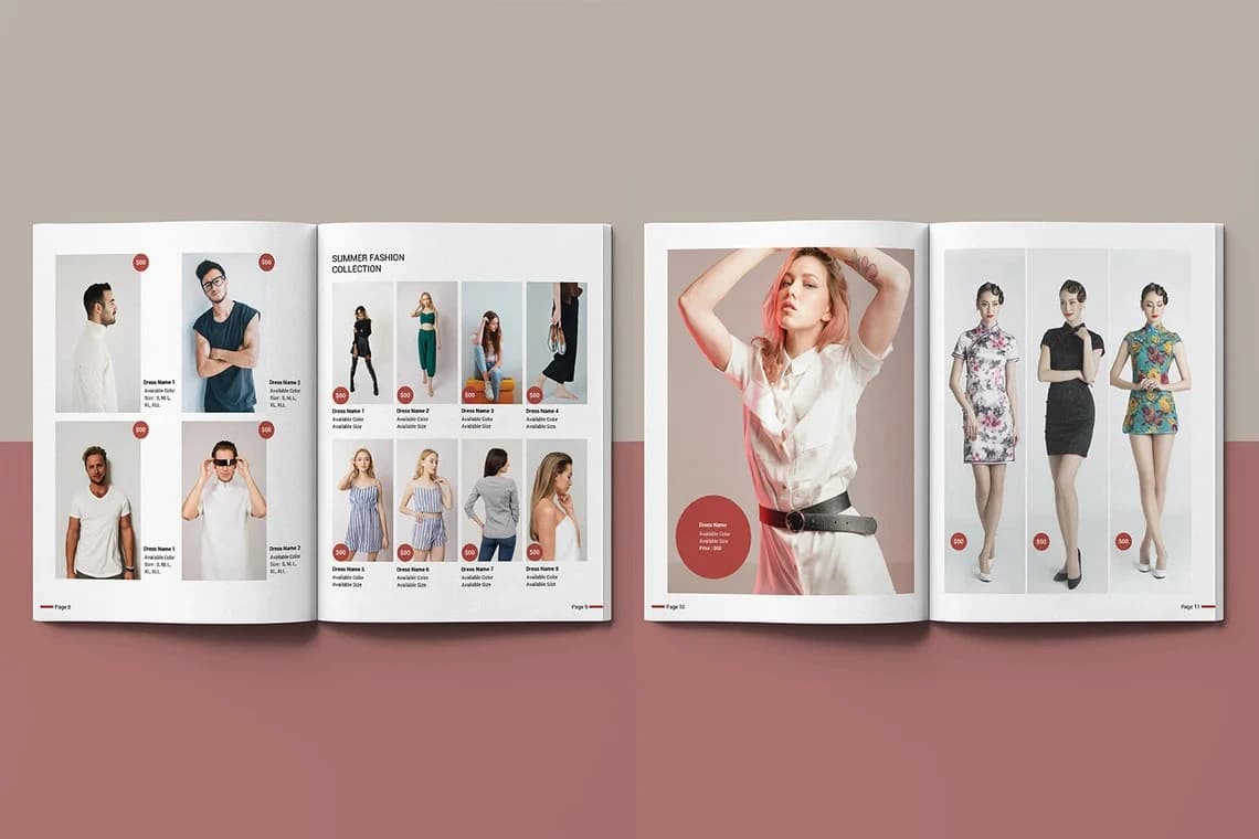 Fashion Product Catalog Store Template | E-Commerce