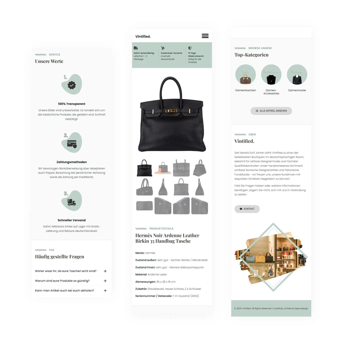 eBay Listing Template Design for Luxury Bags | e-commerce